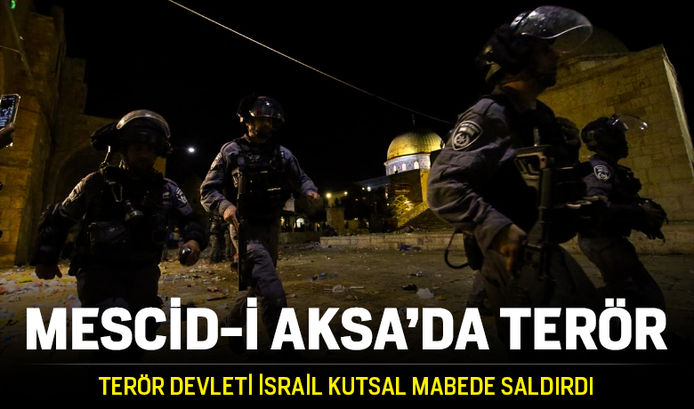 İsrail'den Mescid-i Aksa'ya saldırı