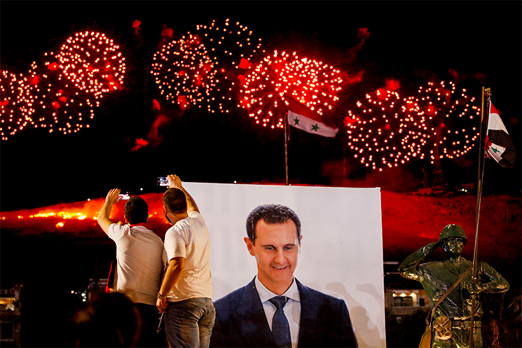 Suriye'de komedi seçimini Esad kazandı